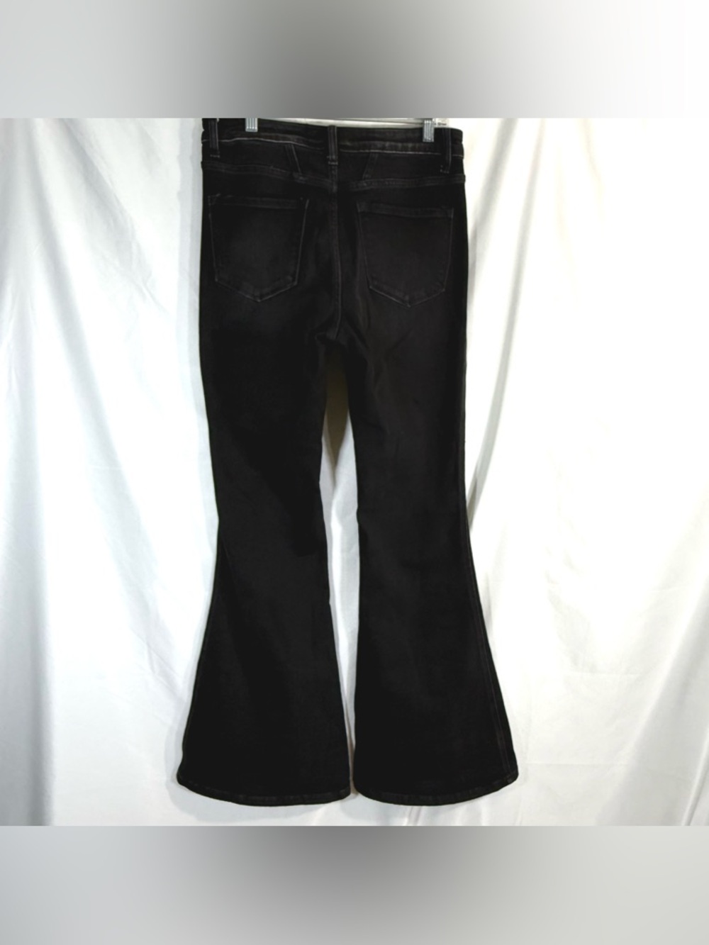 Flying Monkey High Rise Super Flare Stretchy Jeans Size 29 - Picture 9 of 13